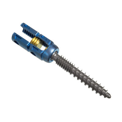 Τιτάνιο 5.5mm διπλή περασμένη κλωστή συσκευή σταθεροποίησης σπονδυλικών στηλών ενθέτων βιδών Pedicle