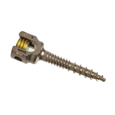 Τιτάνιο 5.5mm διπλή περασμένη κλωστή συσκευή σταθεροποίησης σπονδυλικών στηλών ενθέτων βιδών Pedicle