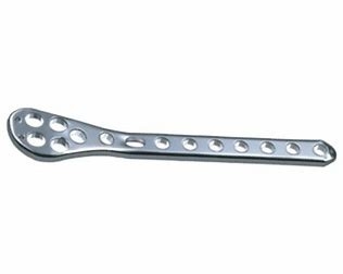Χειρουργικά εργαλεία Tibial Curved Broad LCP Plate Titanium